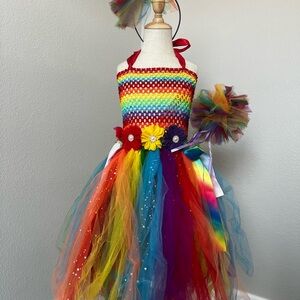 Rainbow Tutu Dress for Kids